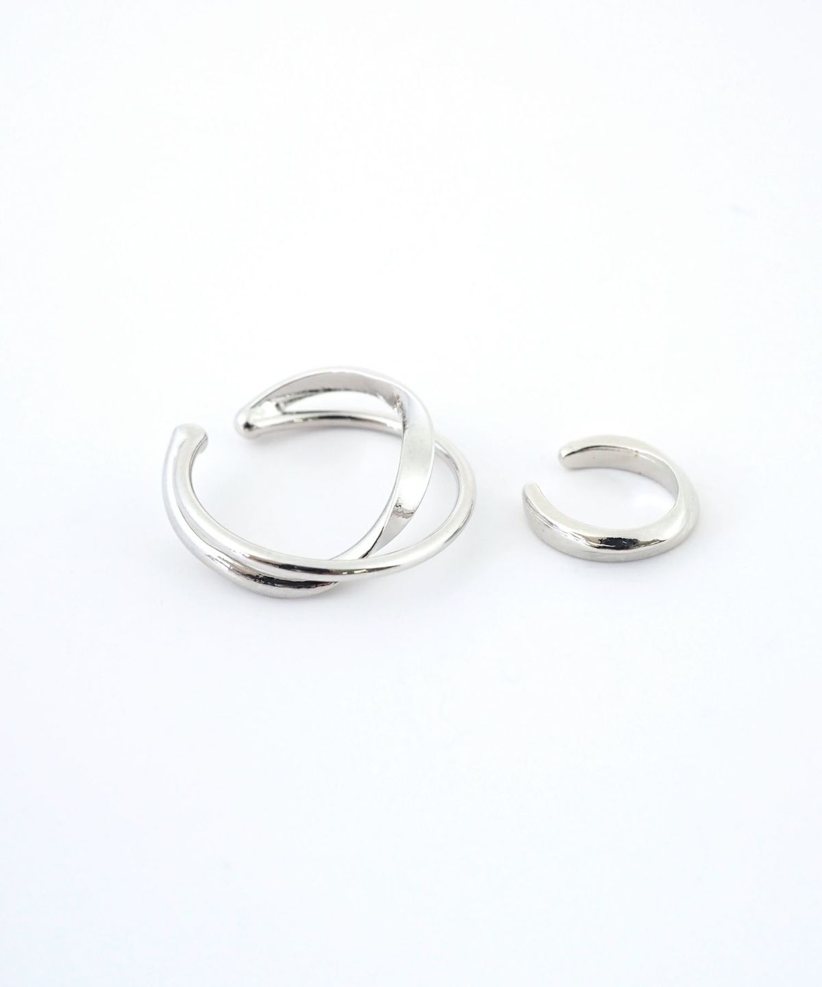 シンプルツイストセットイヤーカフ【MUK】