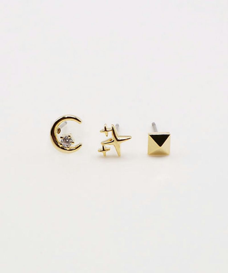nagi☺︎ 1点作品☺︎ ホワイトムーンストーンピアス MOON（ピアス） | すべての商品 | setsuko sagittaire