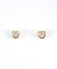 【web限定】[K10]ジェムストーンハートピアス