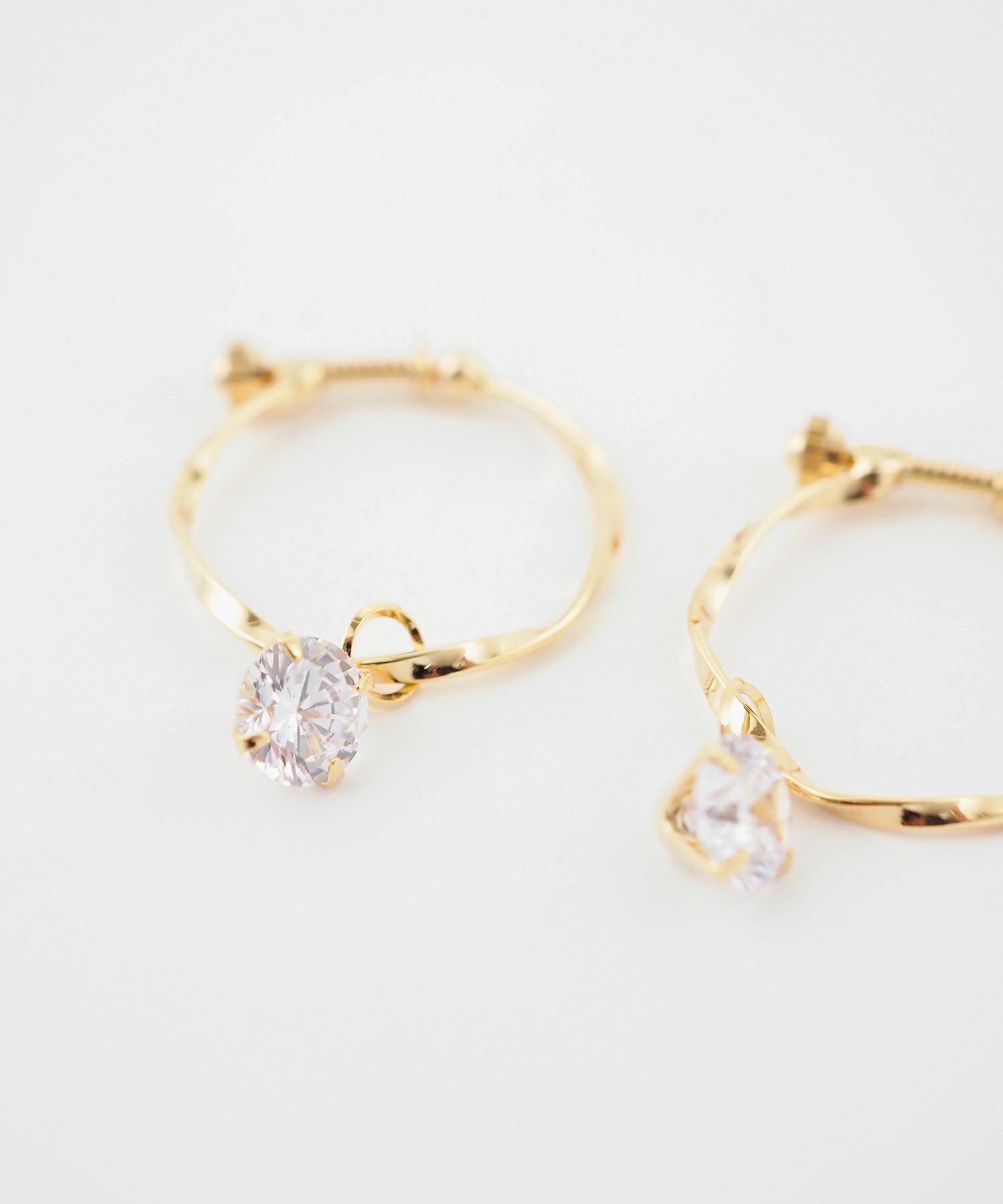 キュービックフープリングIMFスプリングイヤリング