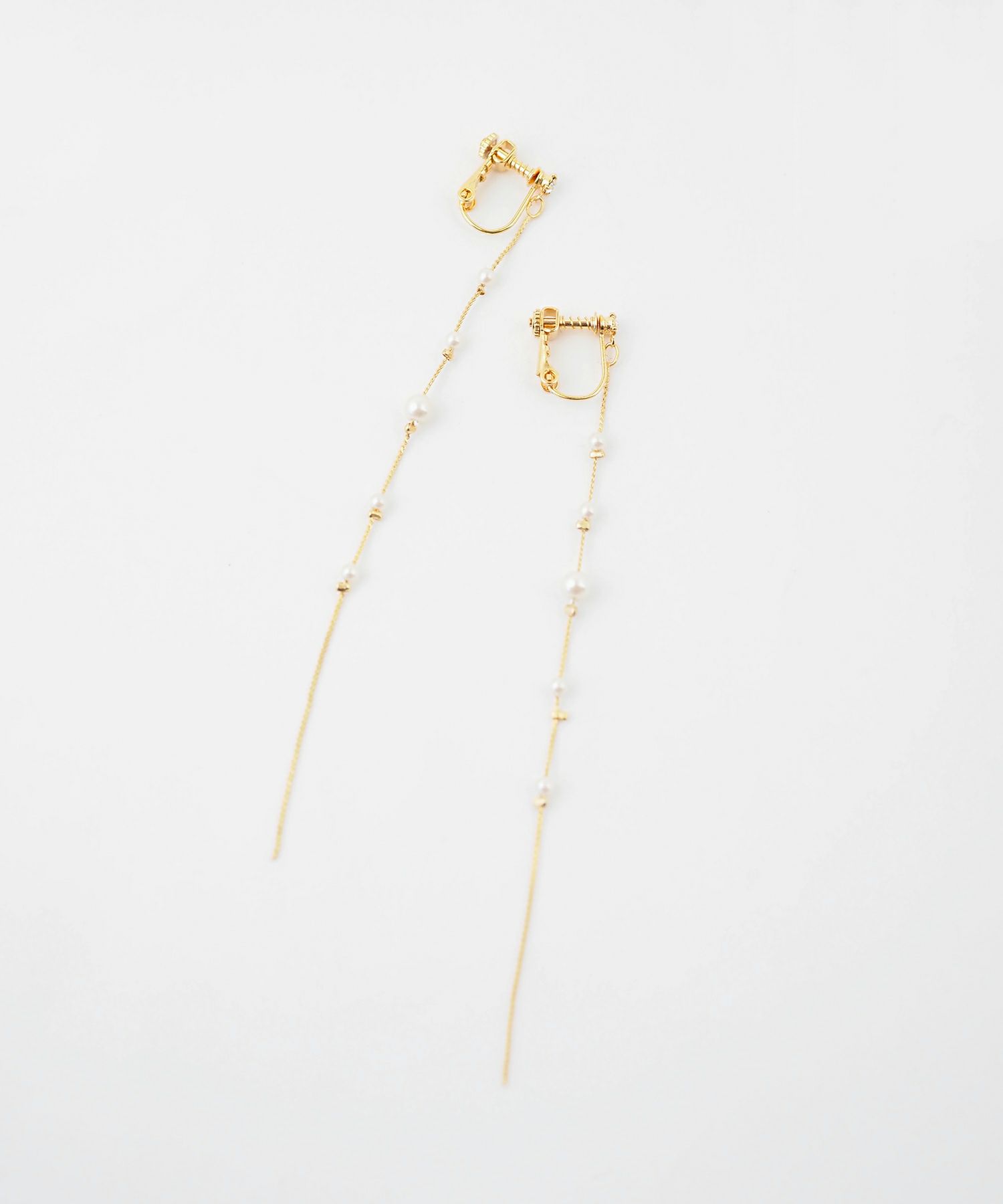 チェーンパールIMFスプリングイヤリング