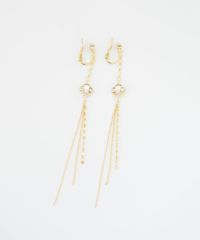 クローバーロングチェーンIMUFURETイヤリング