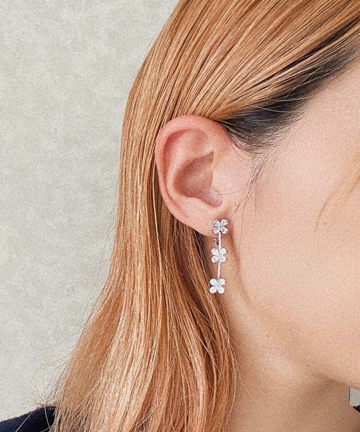 キュービックトリプルクローバーイヤリング【Dahlia】 | 【公式】MUK