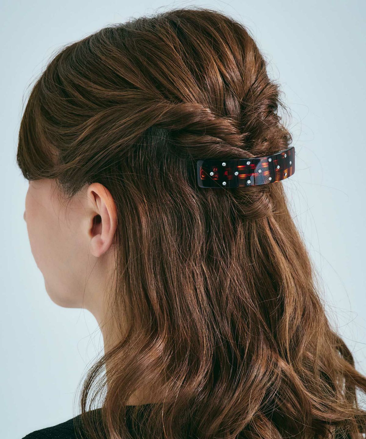 ストーンオーバルバレッタ【Grace】