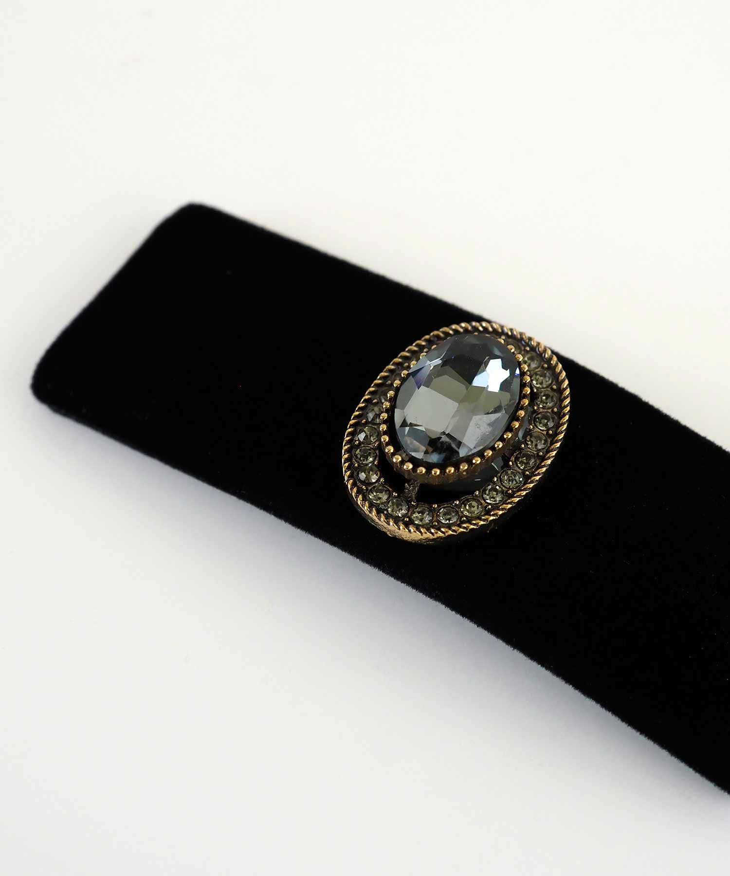 ビジューベロアパッチンピン【Grace】