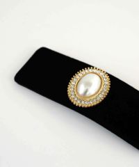 ビジューベロアパッチンピン【Grace】