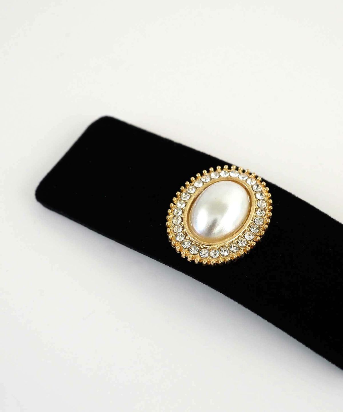 ビジューベロアパッチンピン【Grace】