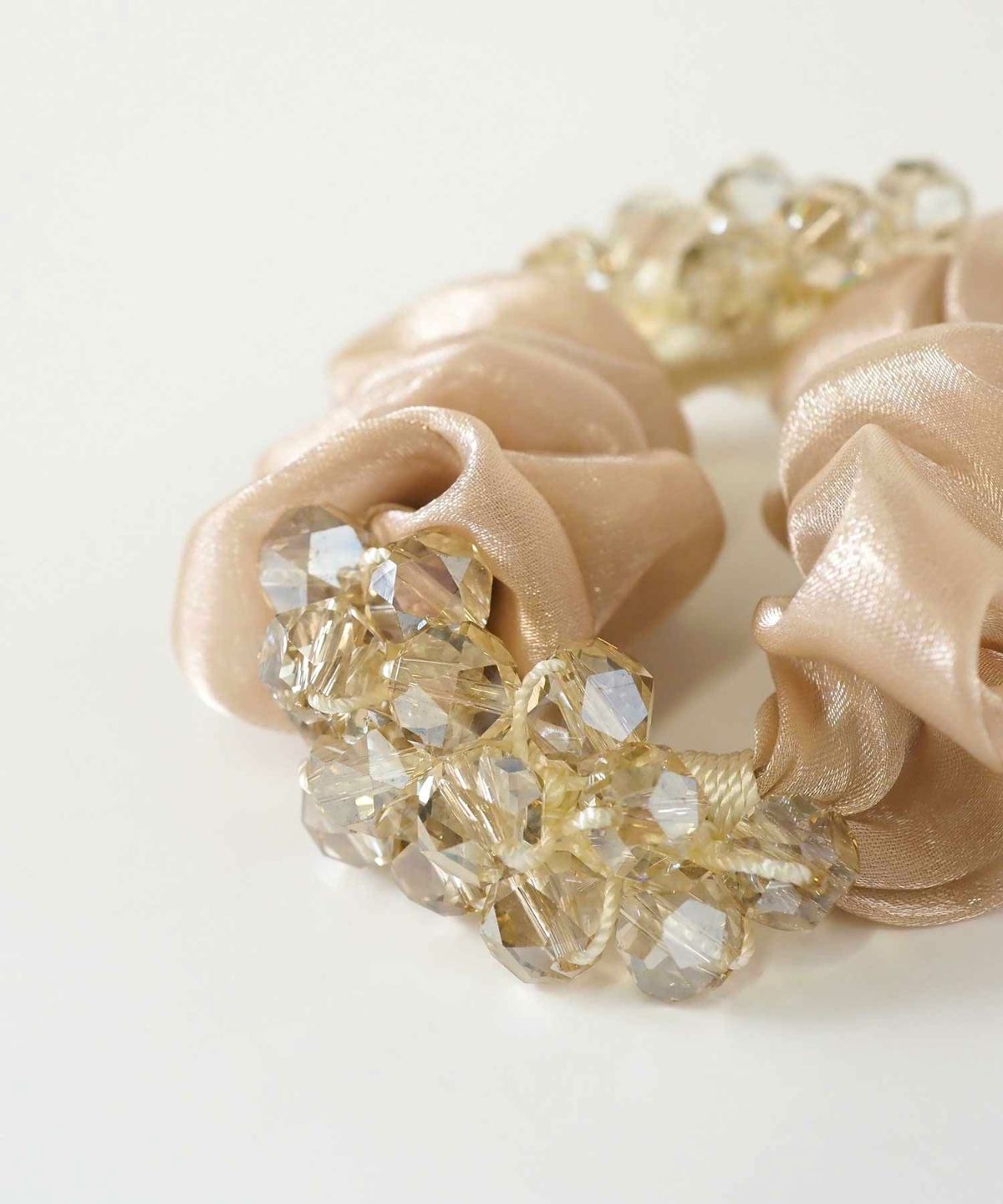 ガラスビーズシュシュ