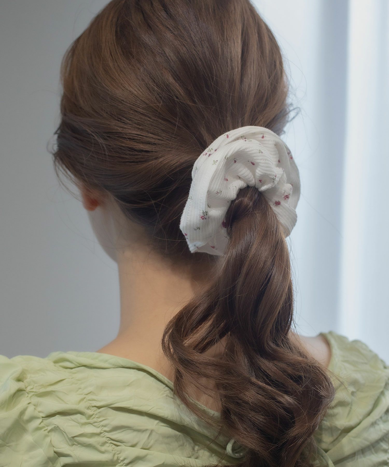 ローズパターンシュシュ