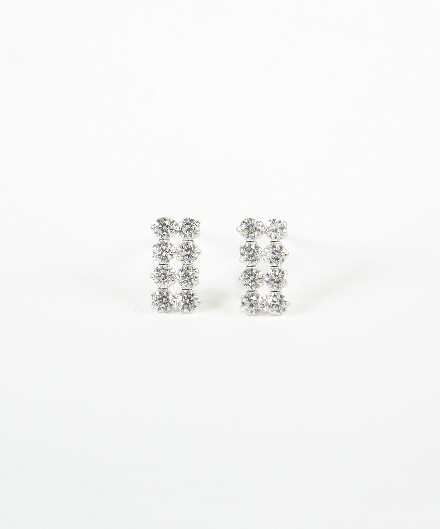 [K10]ユイットジルコニアピアス【cucia】