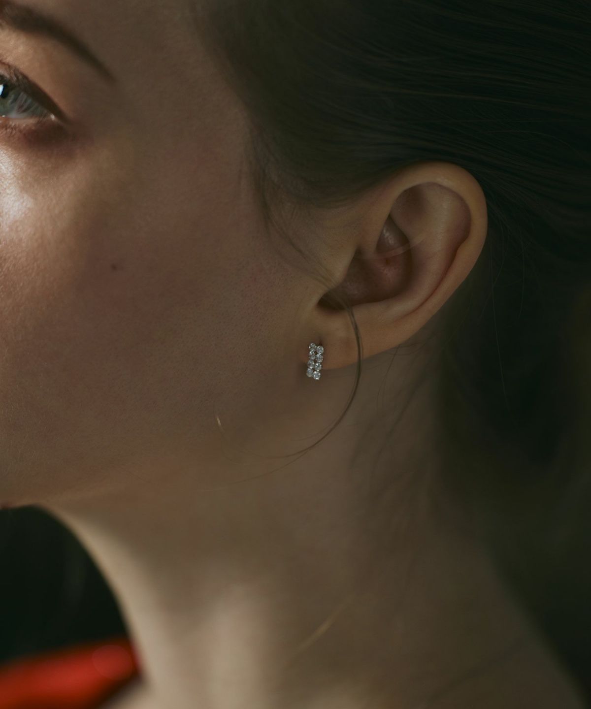 [K10]ユイットジルコニアピアス【cucia】