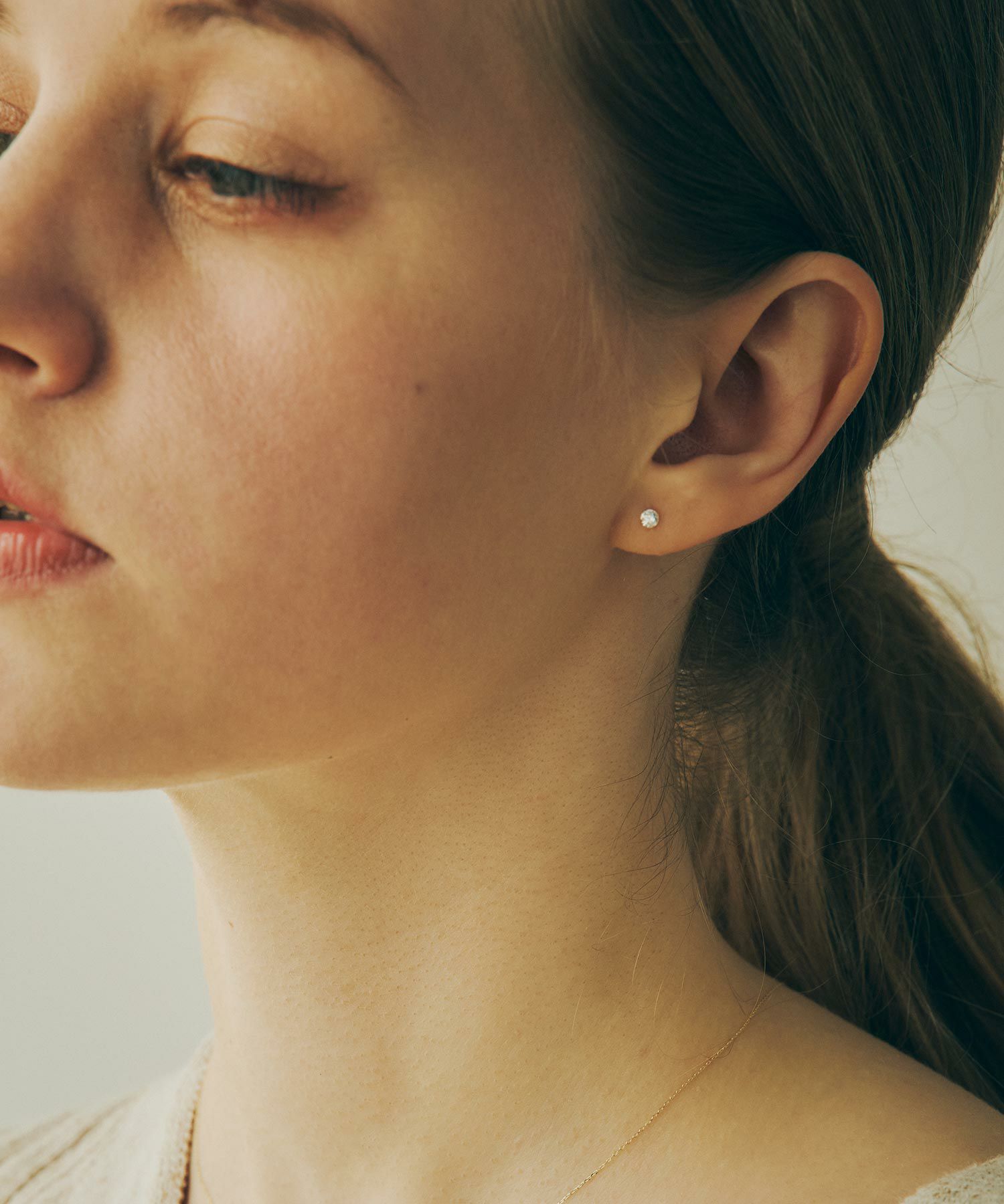 【web限定】[K10]ルミナスジルコニアピアス【cucia】