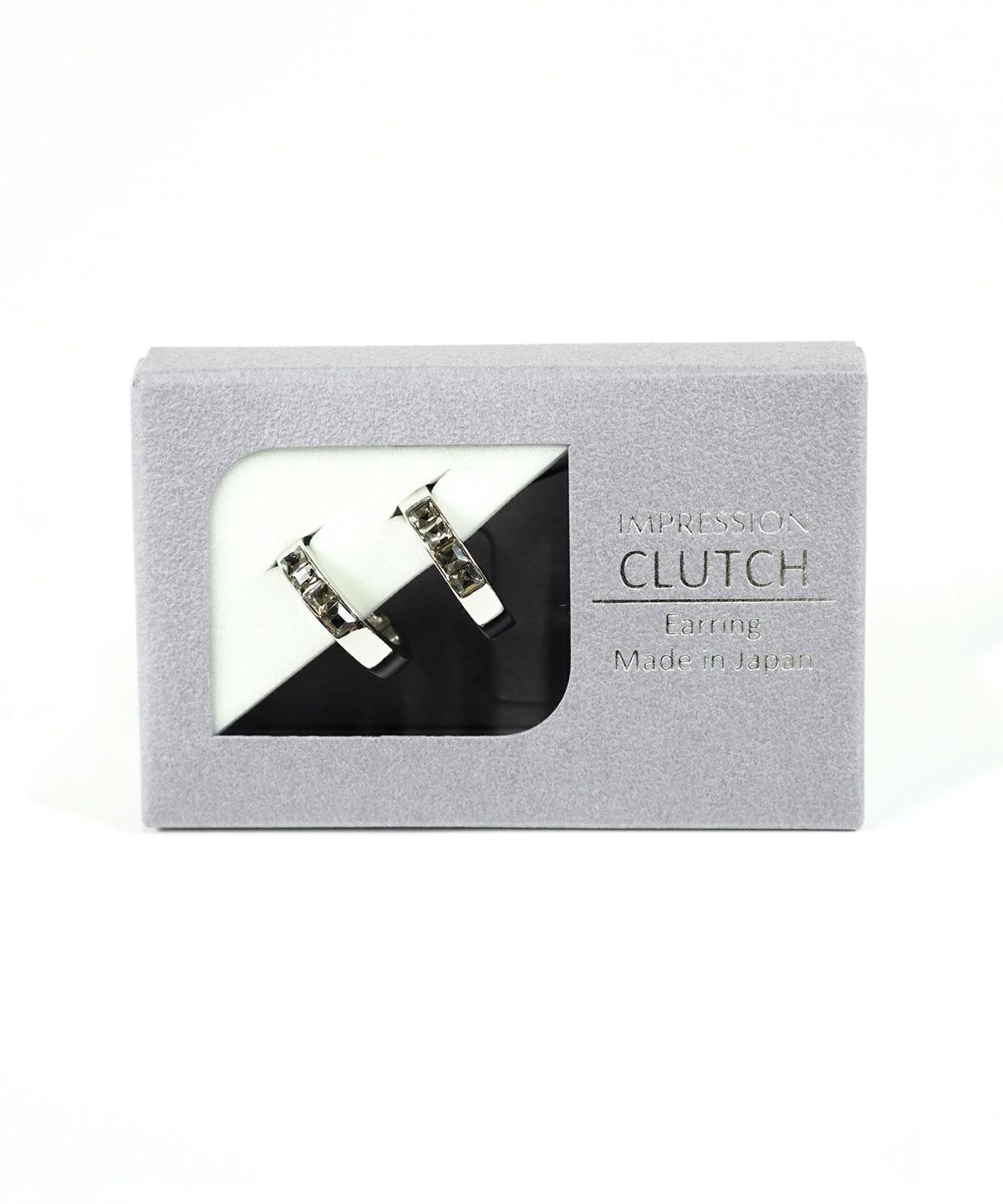 キューブラインクラッチイヤリング