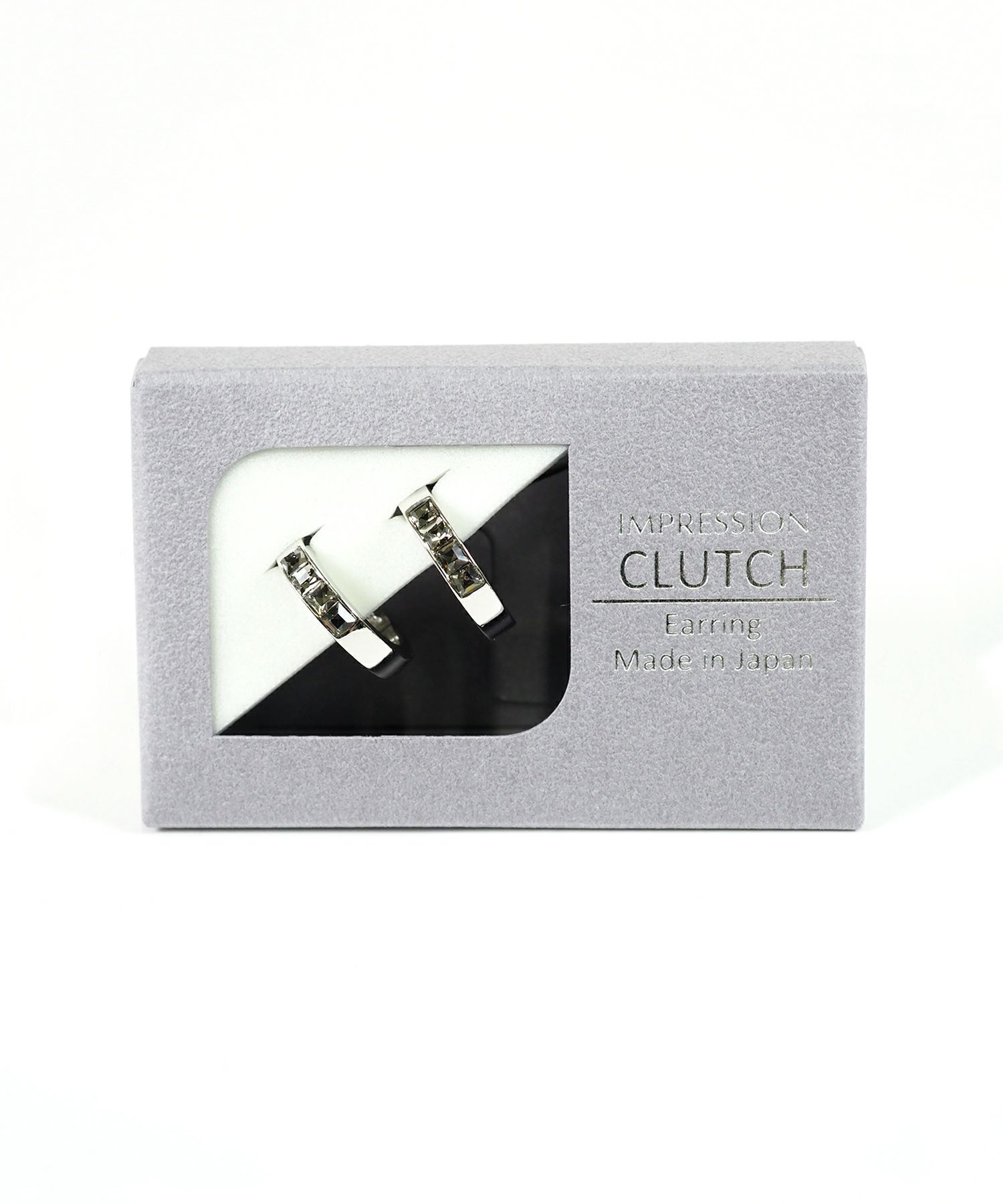 キューブラインクラッチイヤリング