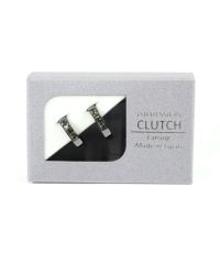 キューブラインクラッチイヤリング