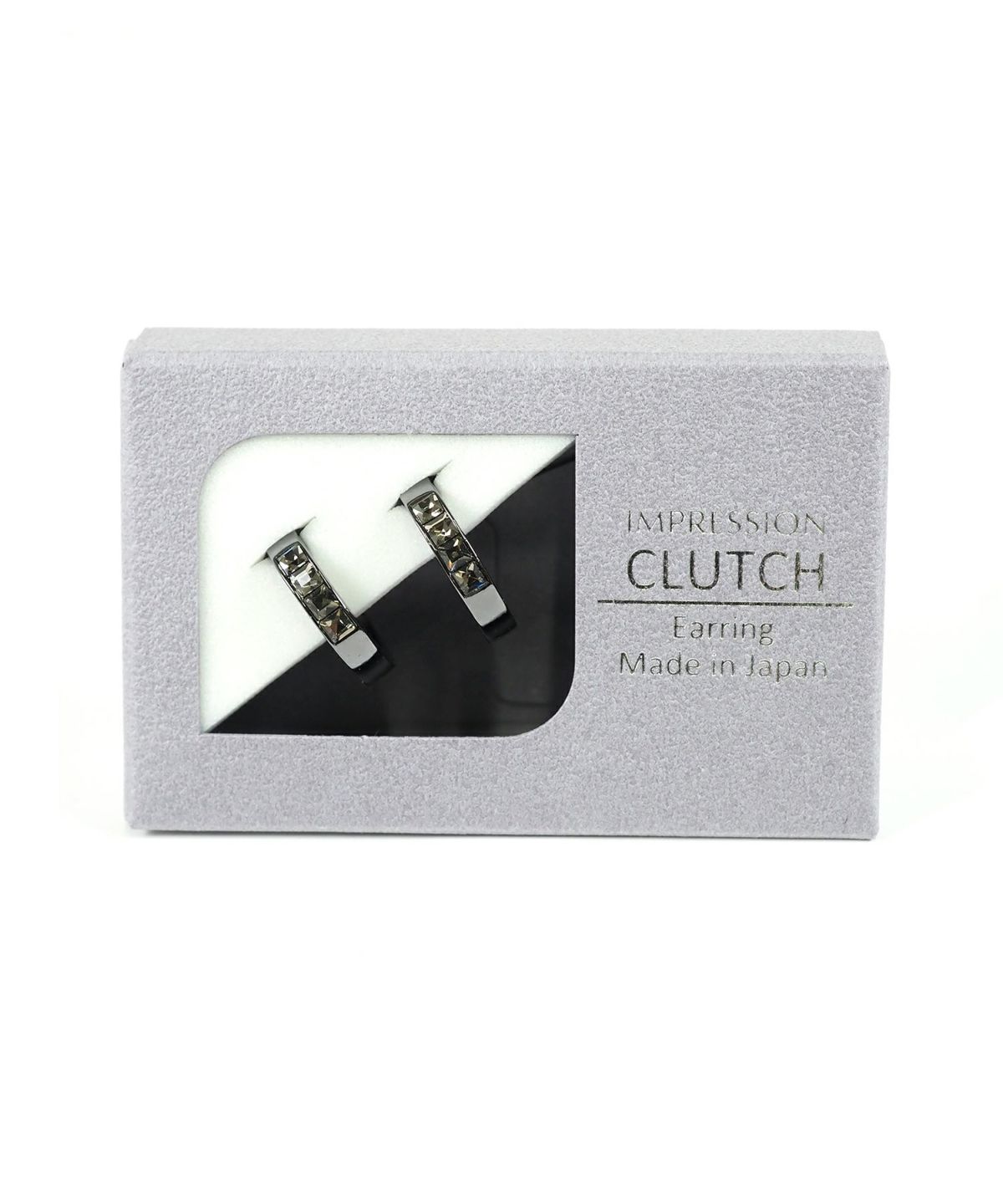 キューブラインクラッチイヤリング