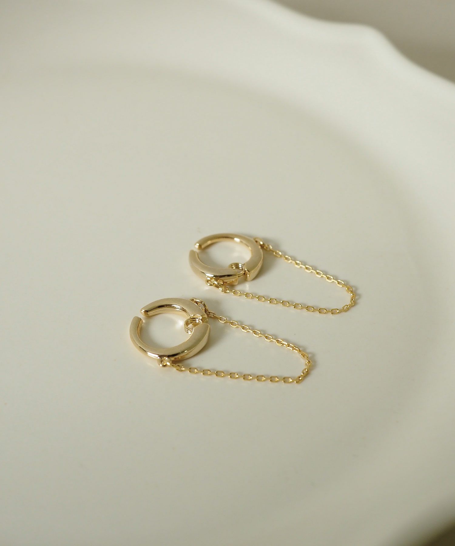 【web限定】チェーンフープクラッチイヤリング