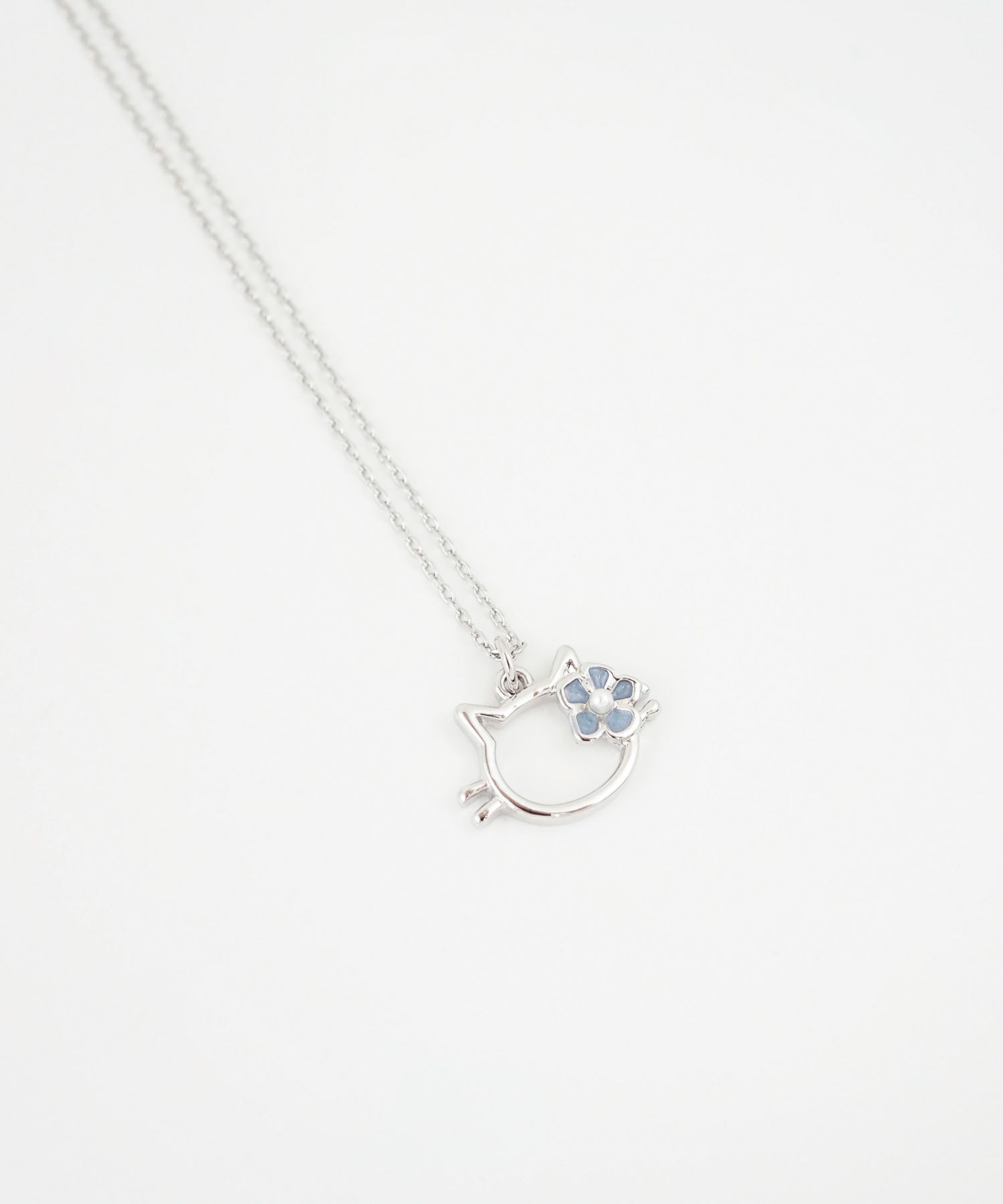 ねこフラワーペンダント