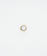 バースデーカラーストーンピュアチタンロングポストピアス