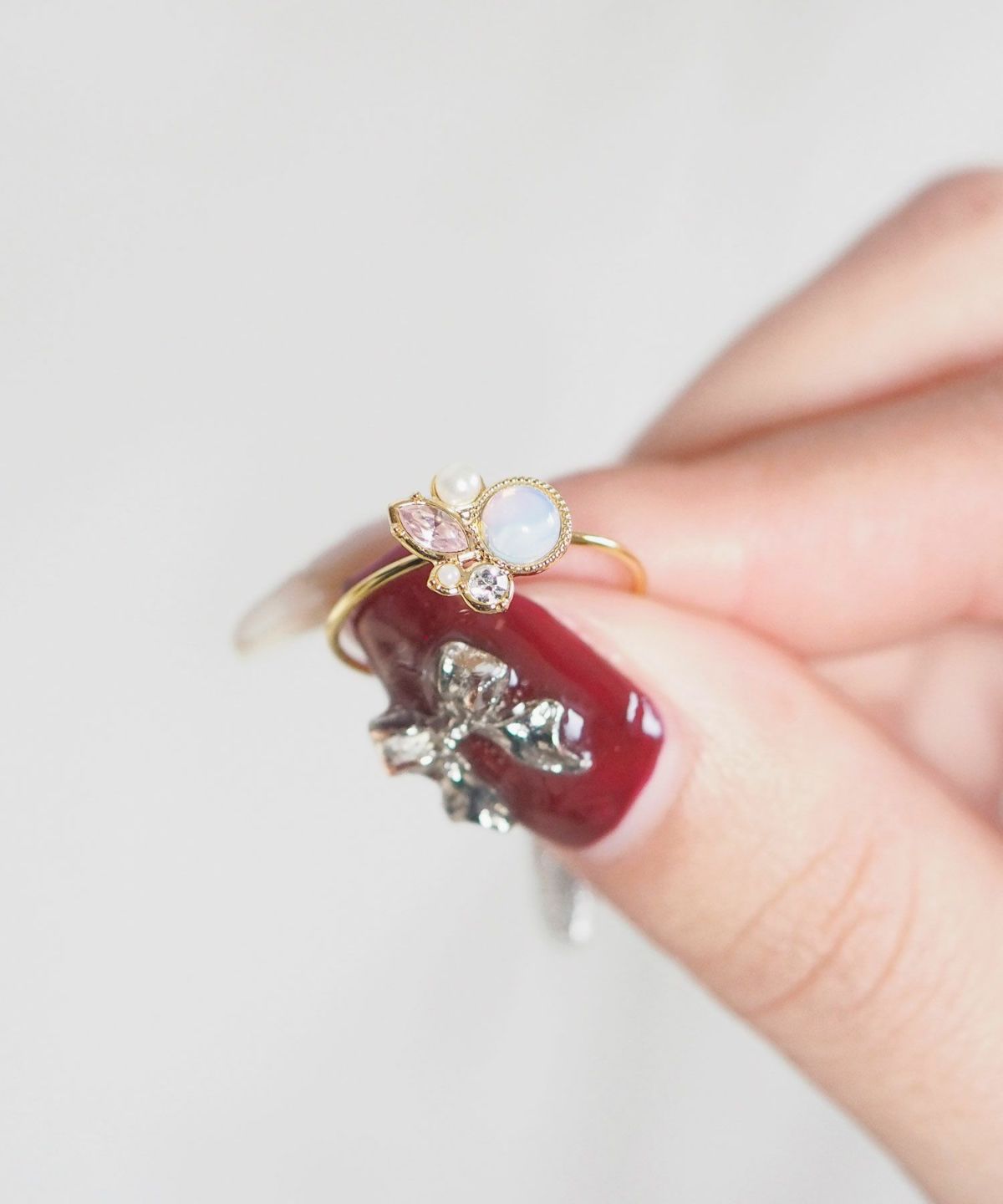 ナチュラルストーンビジューリング【MUK Dreamy stone】