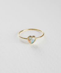 プチハートストーンリング【MUK Dreamy stone】