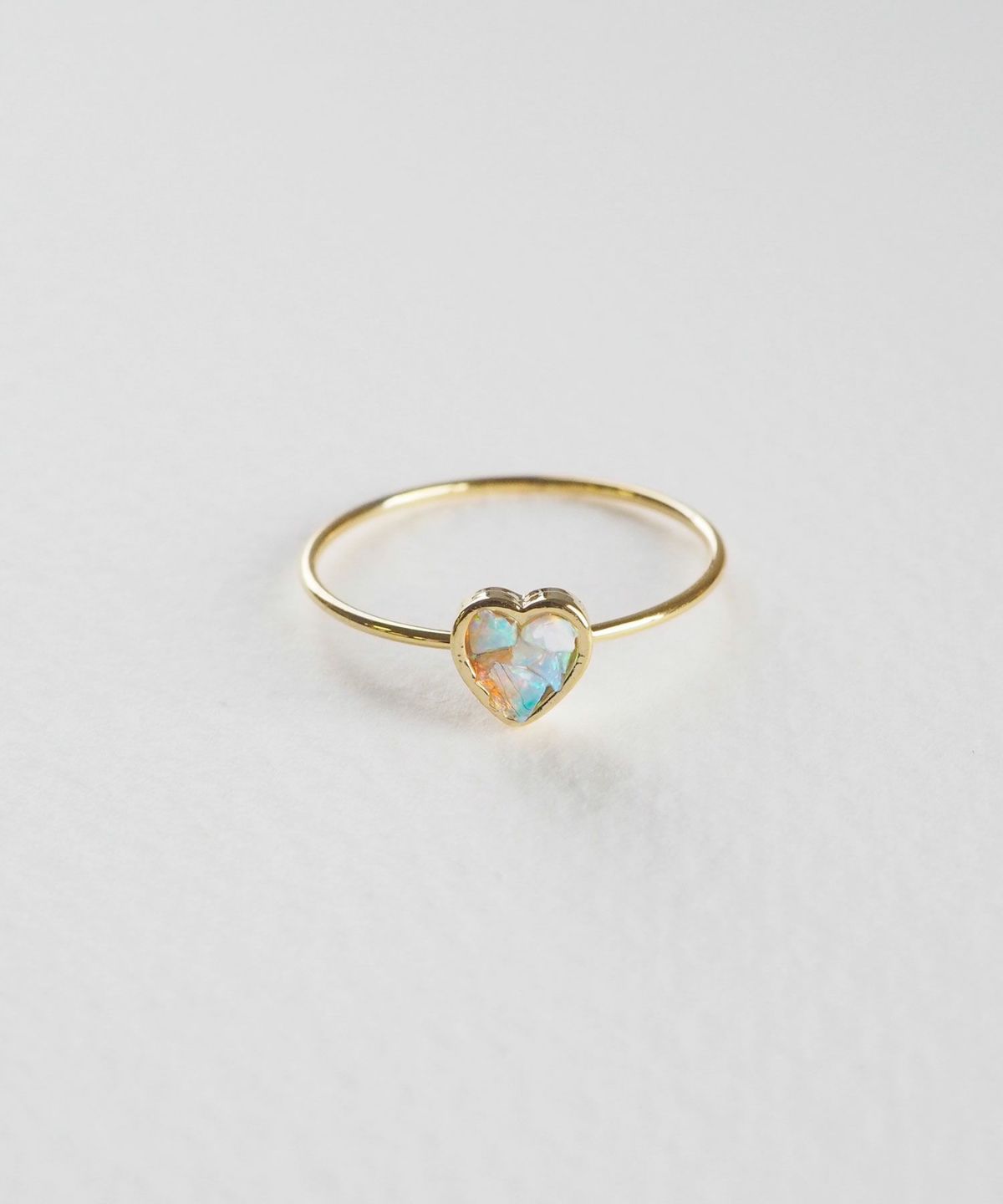 プチハートストーンリング【MUK Dreamy stone】