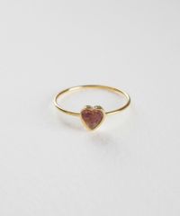 プチハートストーンリング【MUK Dreamy stone】