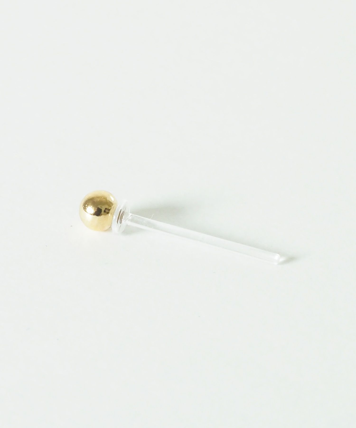 メタルリボン樹脂ポストセットピアス