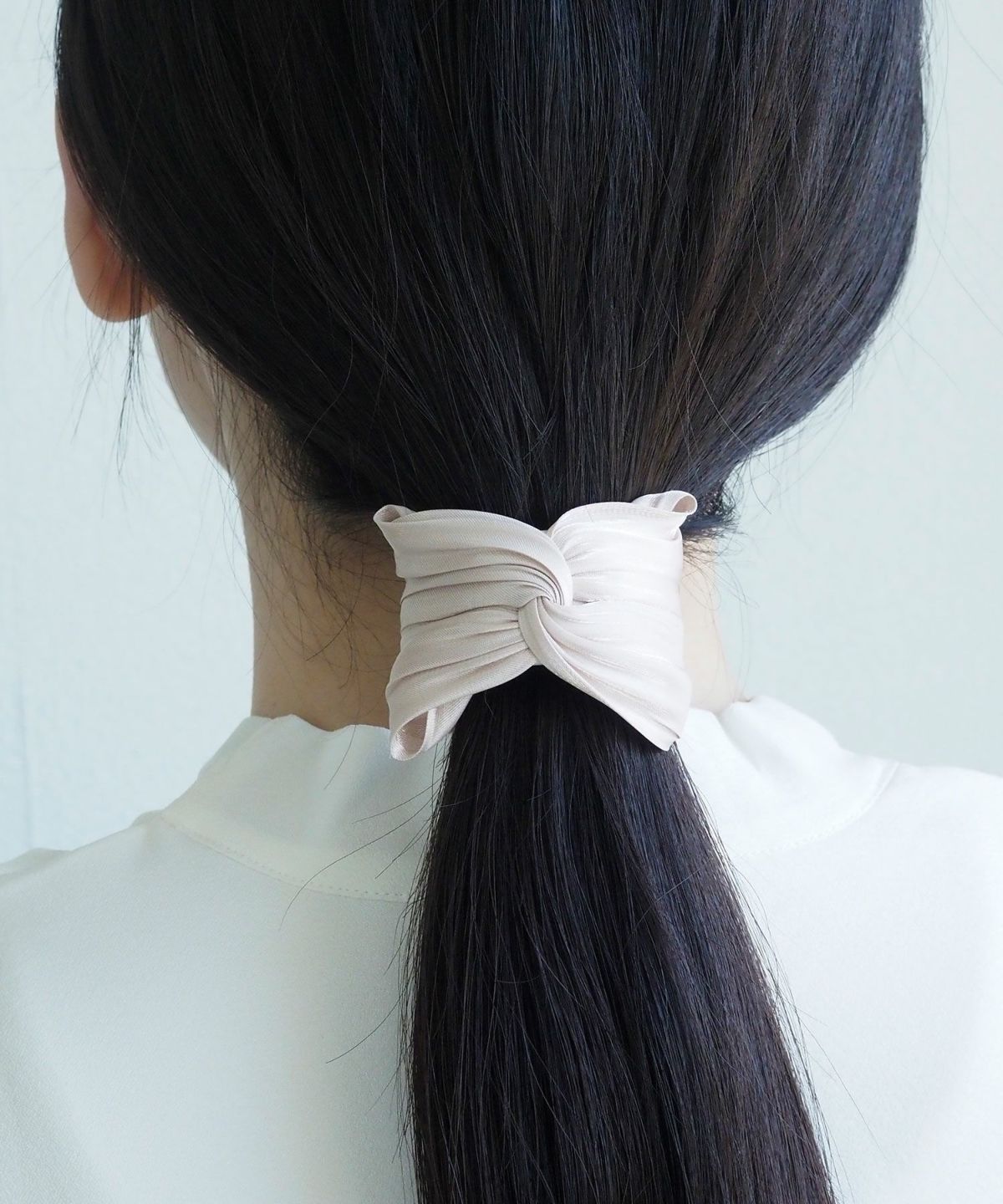 サテンクロスポニーフック