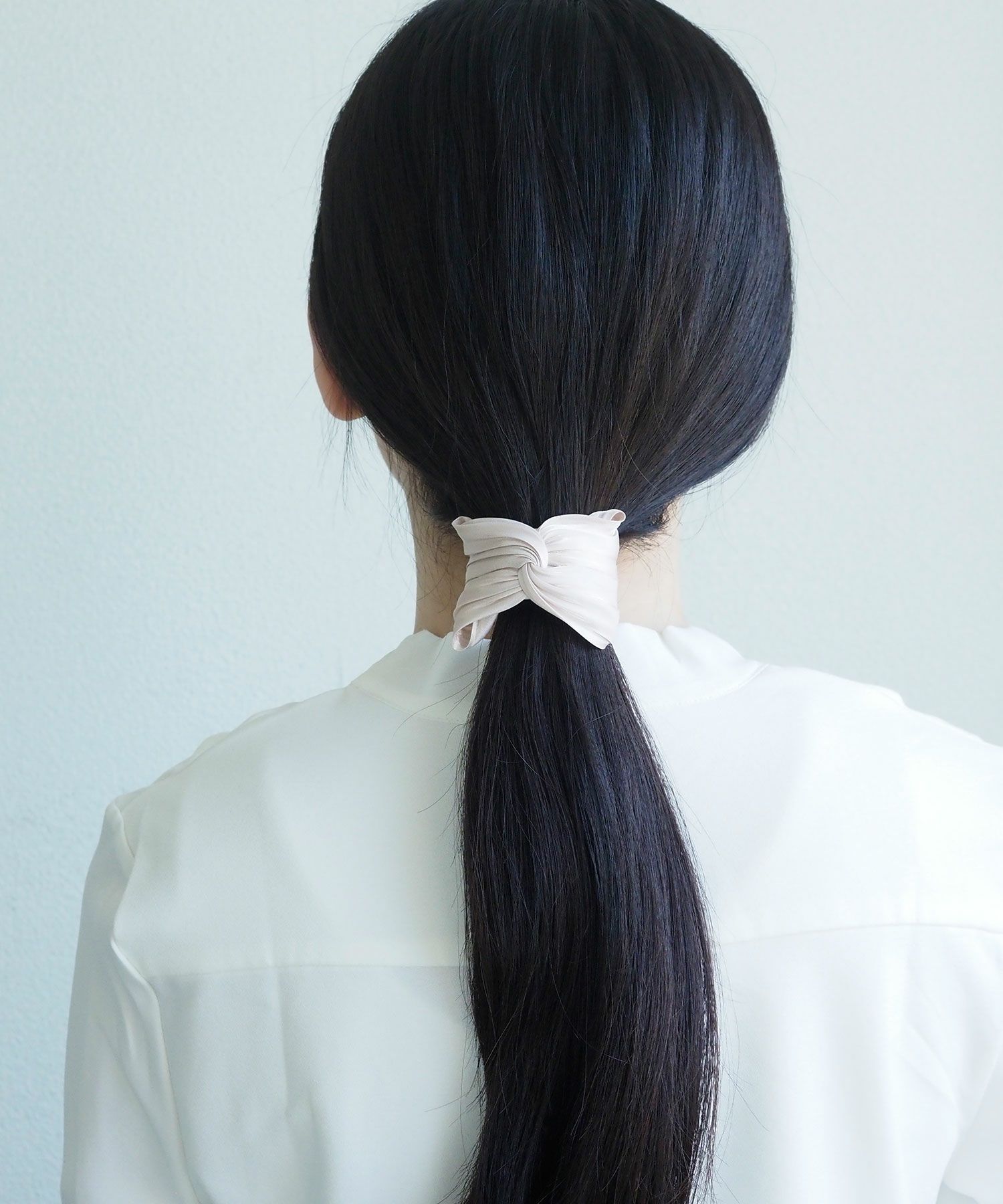 サテンクロスポニーフック