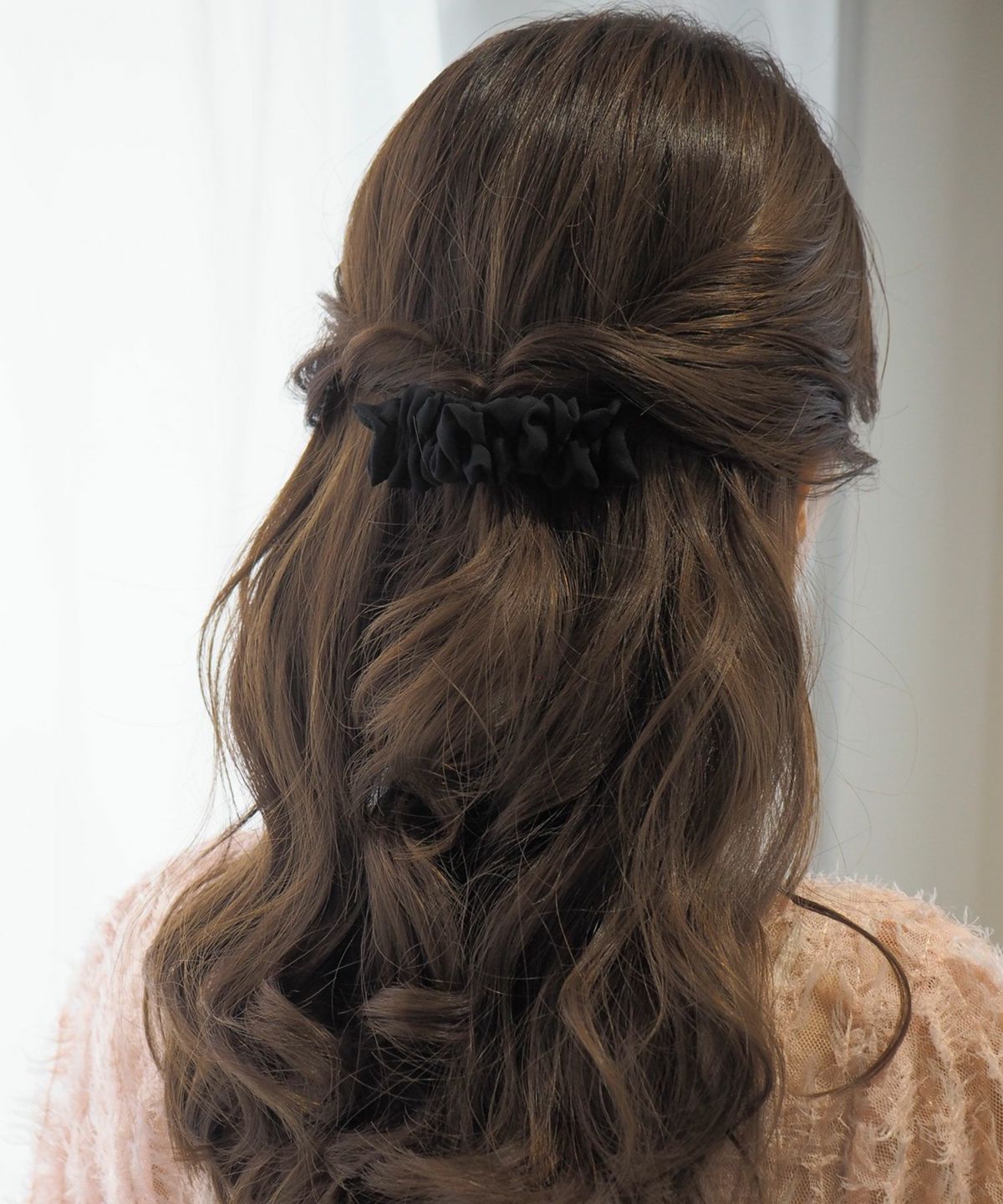 シフォンチュールバレッタ