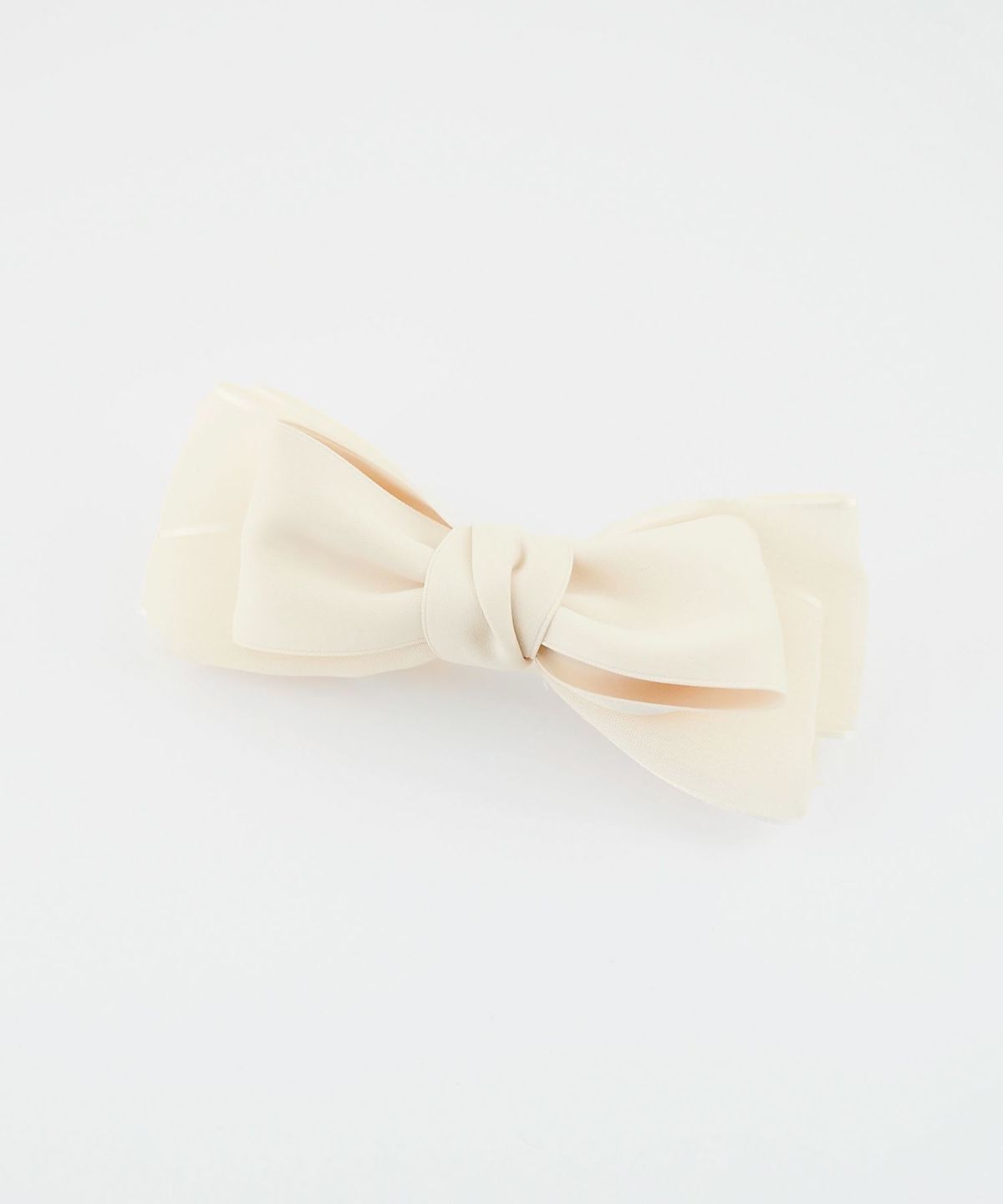 サテンオーガンジーリボンバレッタ