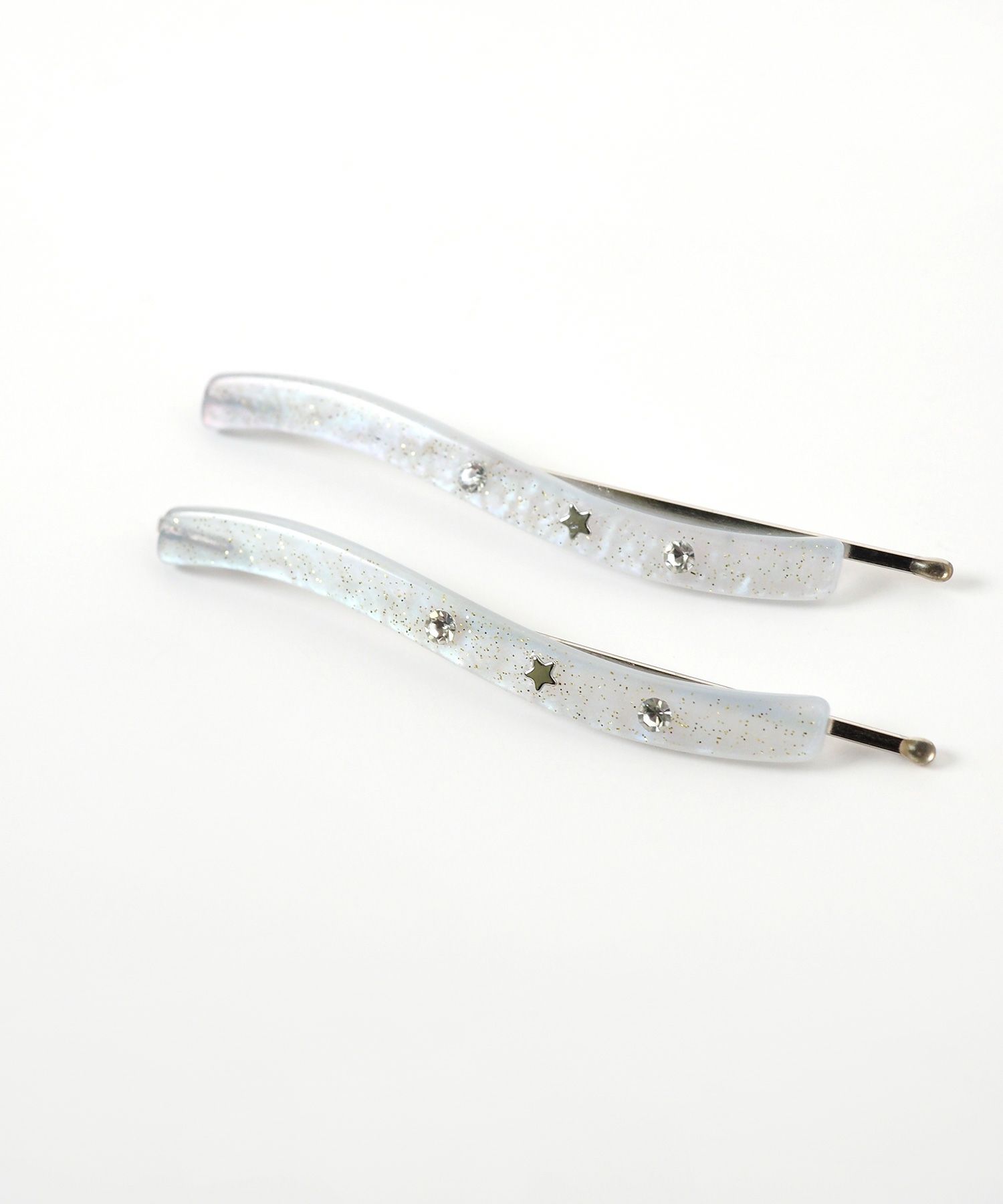 マーブルラメスターセットヘアピン