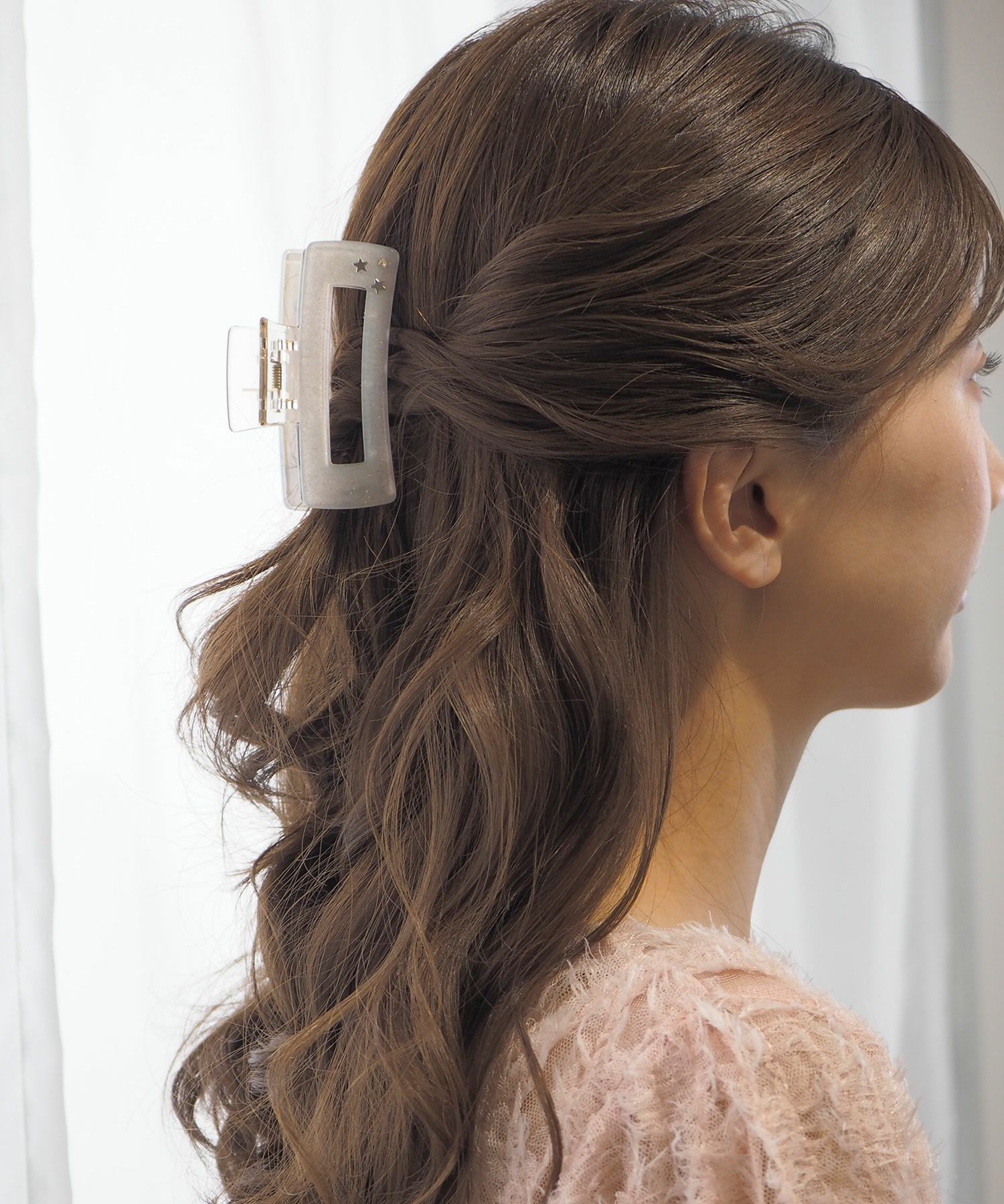 マーブルラメスタースクエアバンスクリップ