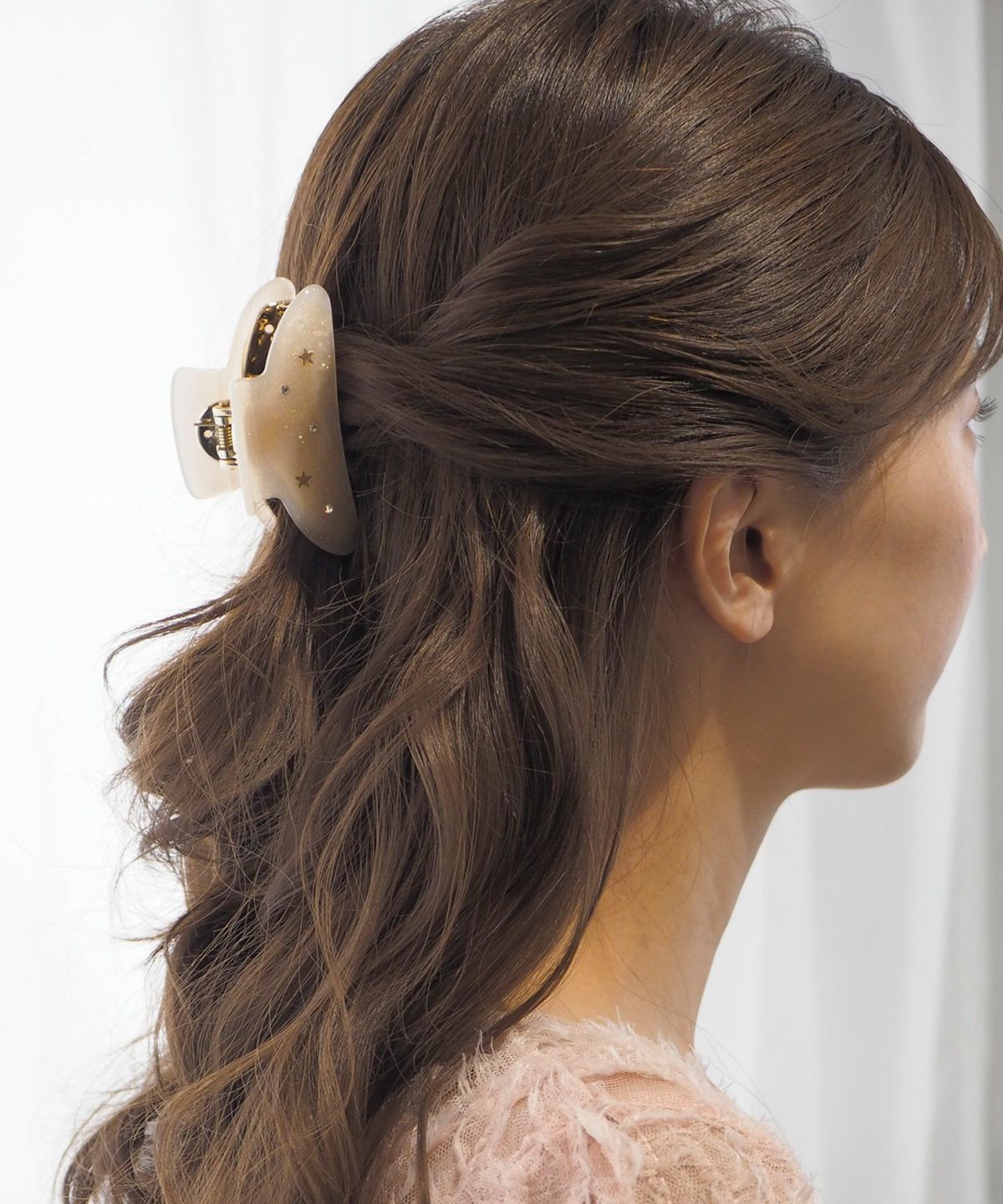 マーブルラメスターバンスクリップ