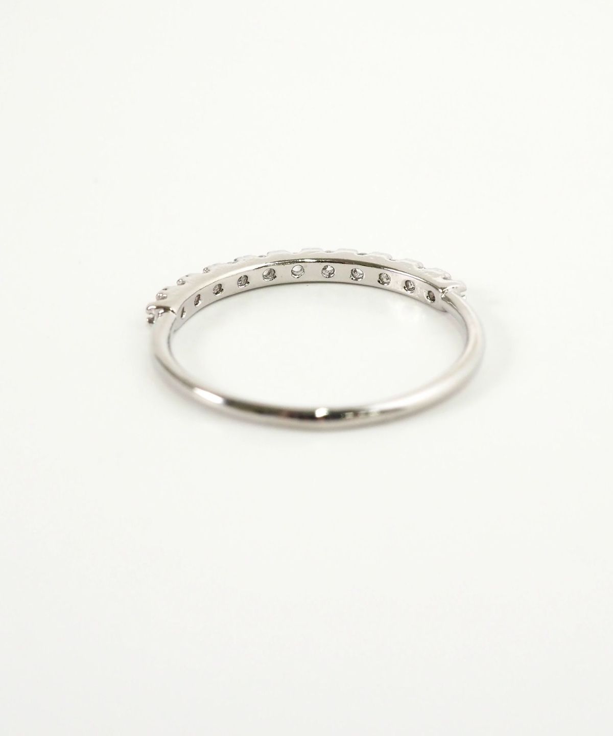 スリムストーンピンキーリング