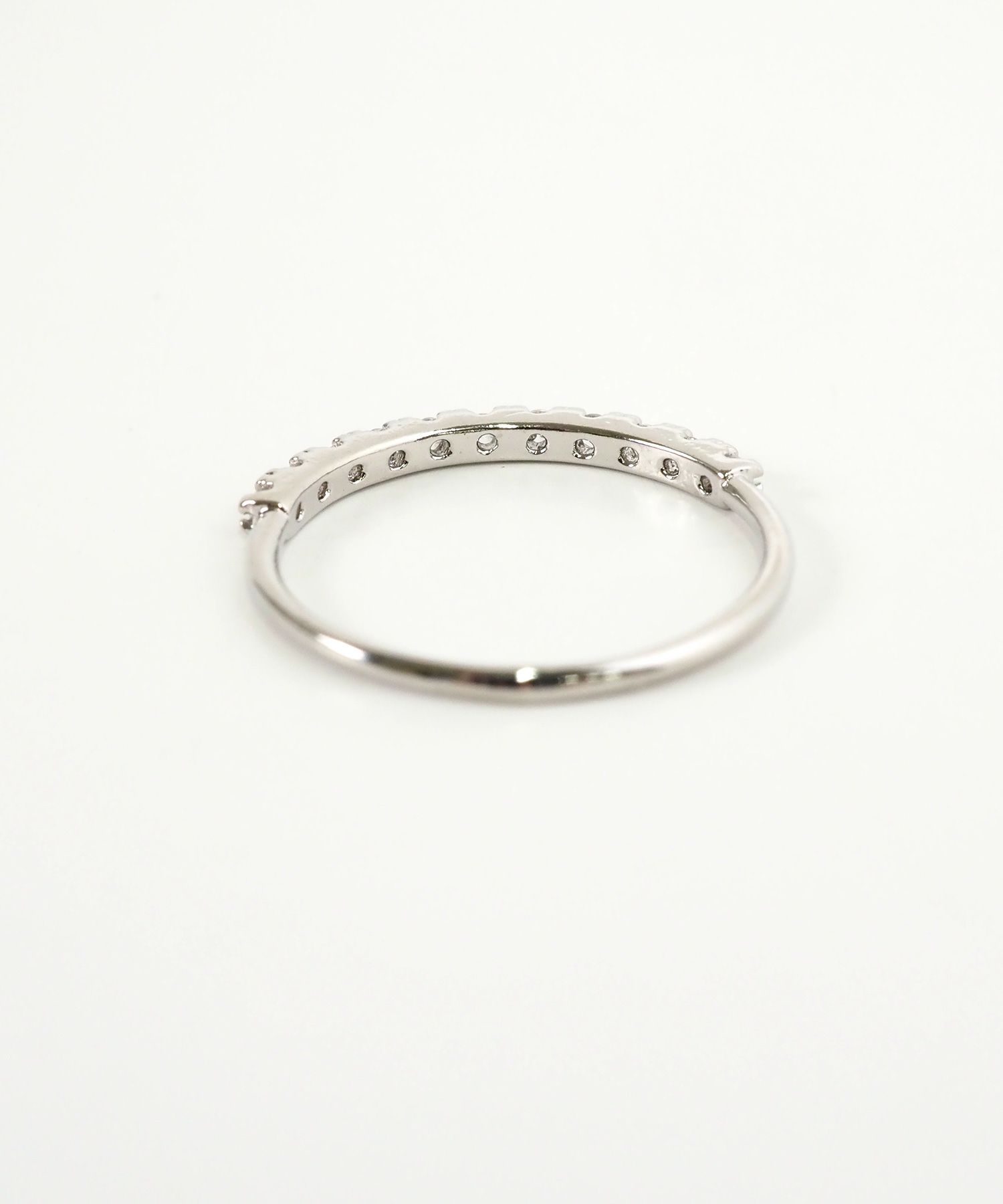 スリムストーンピンキーリング