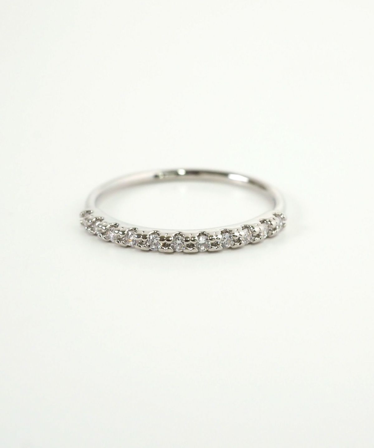 スリムストーンピンキーリング