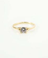 ポイントストーンピンキーリング