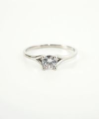 ポイントストーンピンキーリング