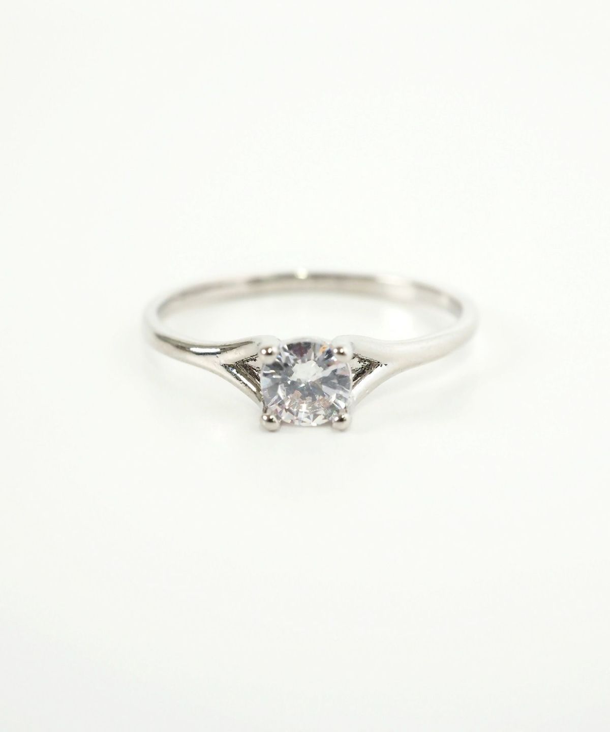 ポイントストーンピンキーリング