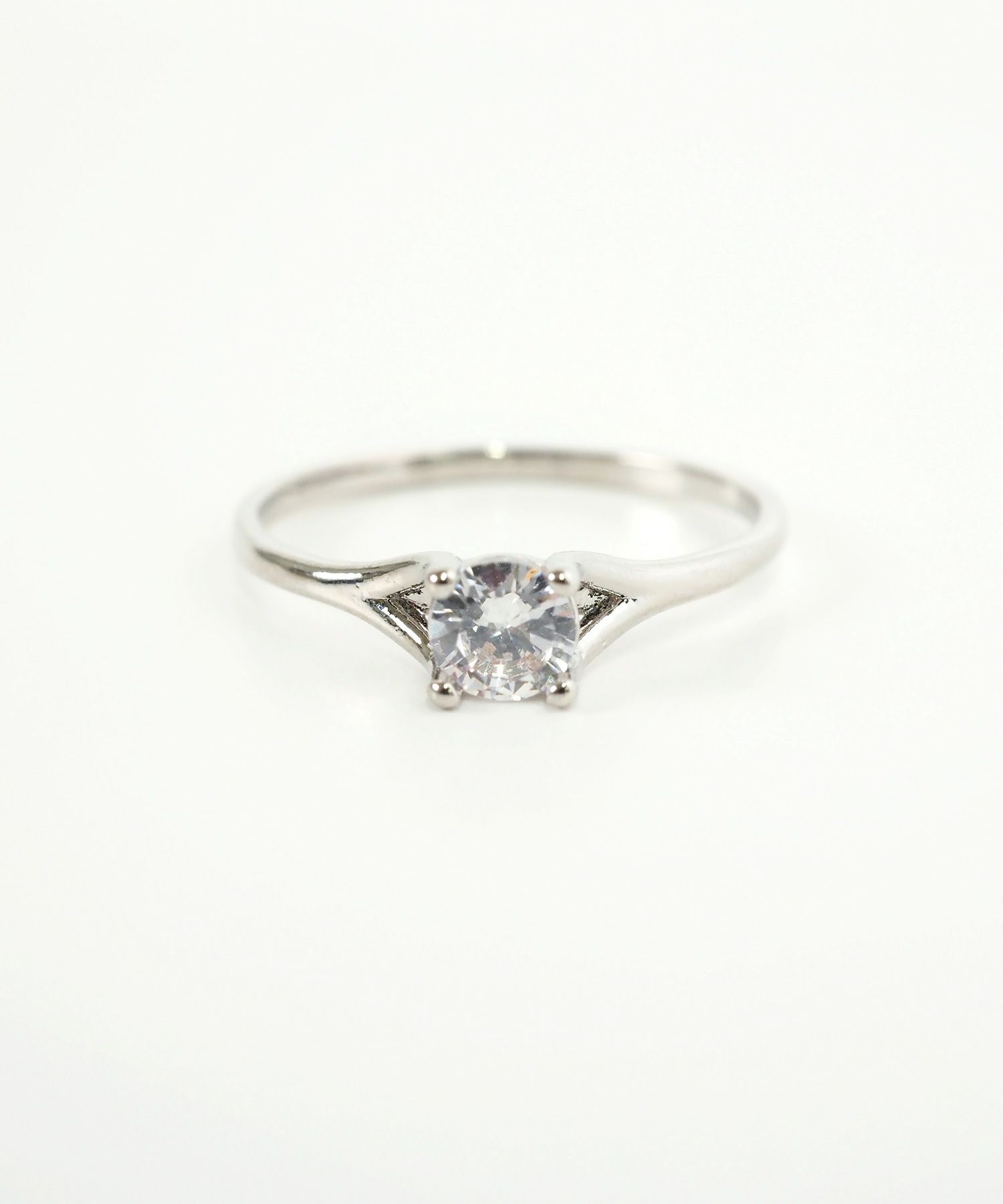 ポイントストーンピンキーリング