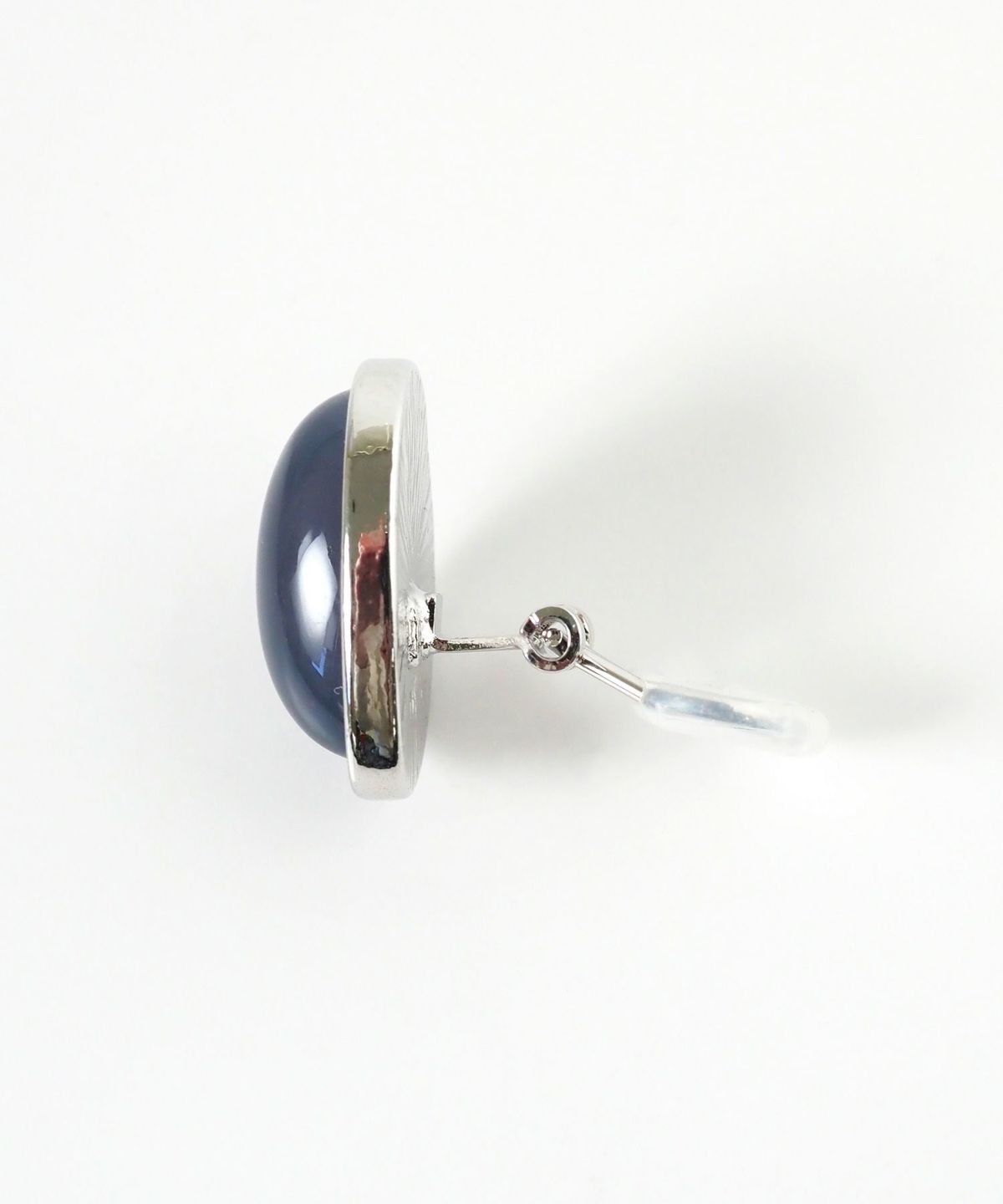 カラーストーンクリップイヤリング