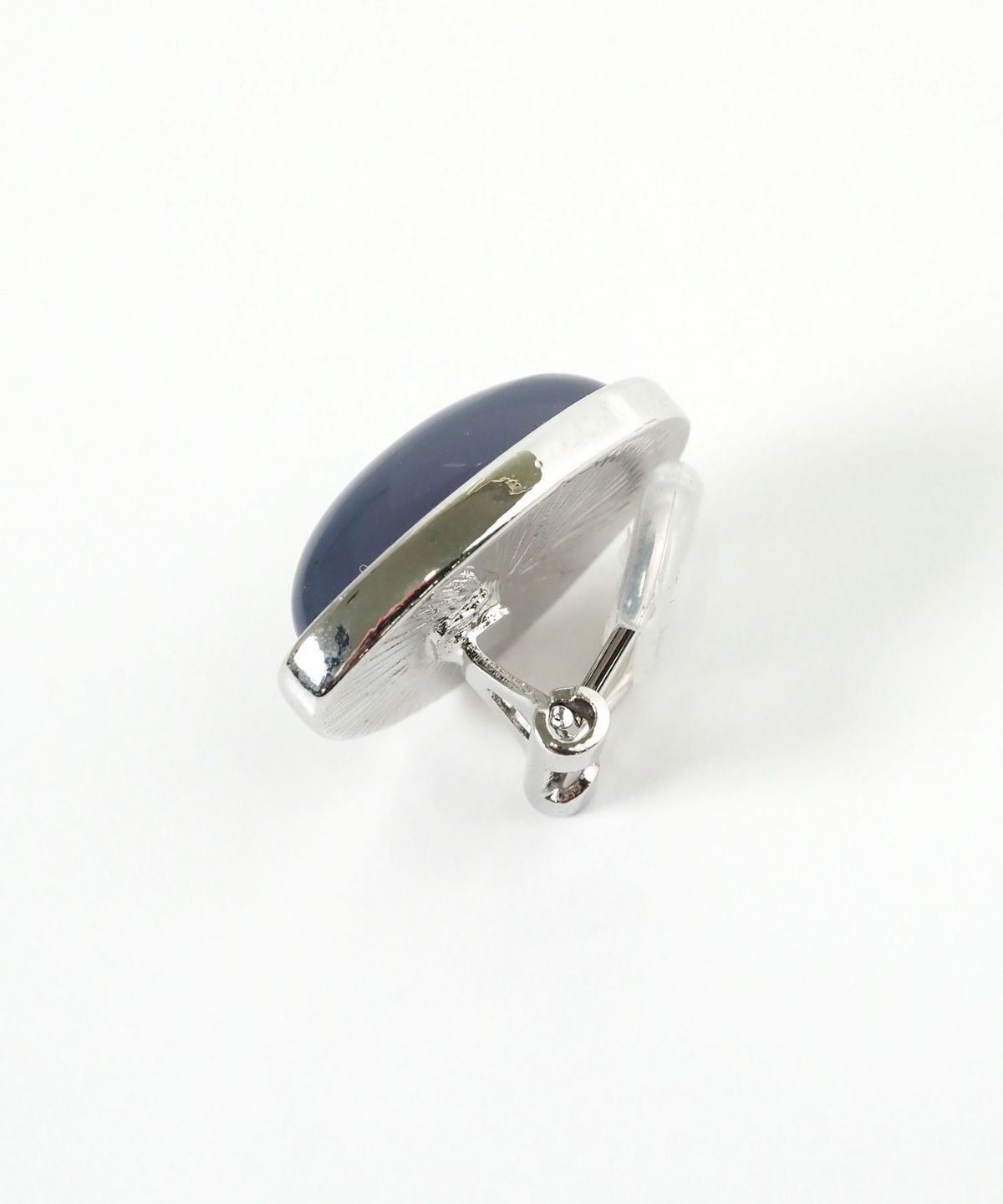 カラーストーンクリップイヤリング