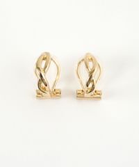 ツイストラインクリップイヤリング