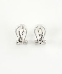 ツイストラインクリップイヤリング