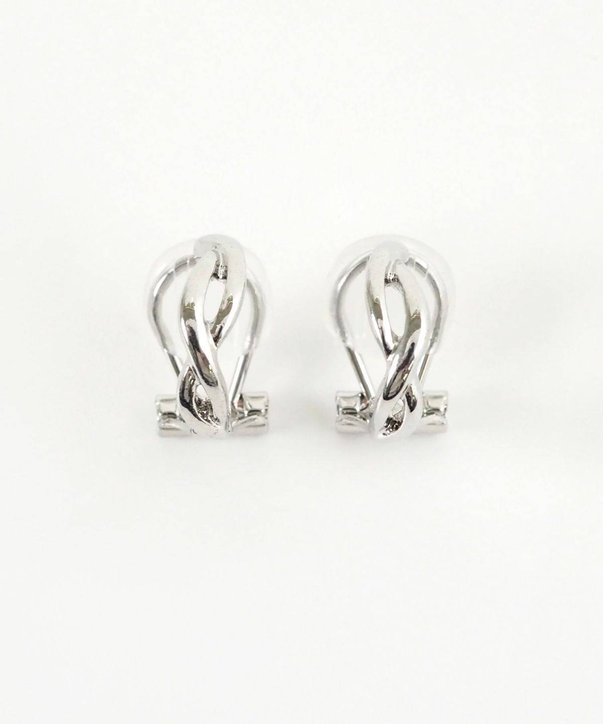 ツイストラインクリップイヤリング