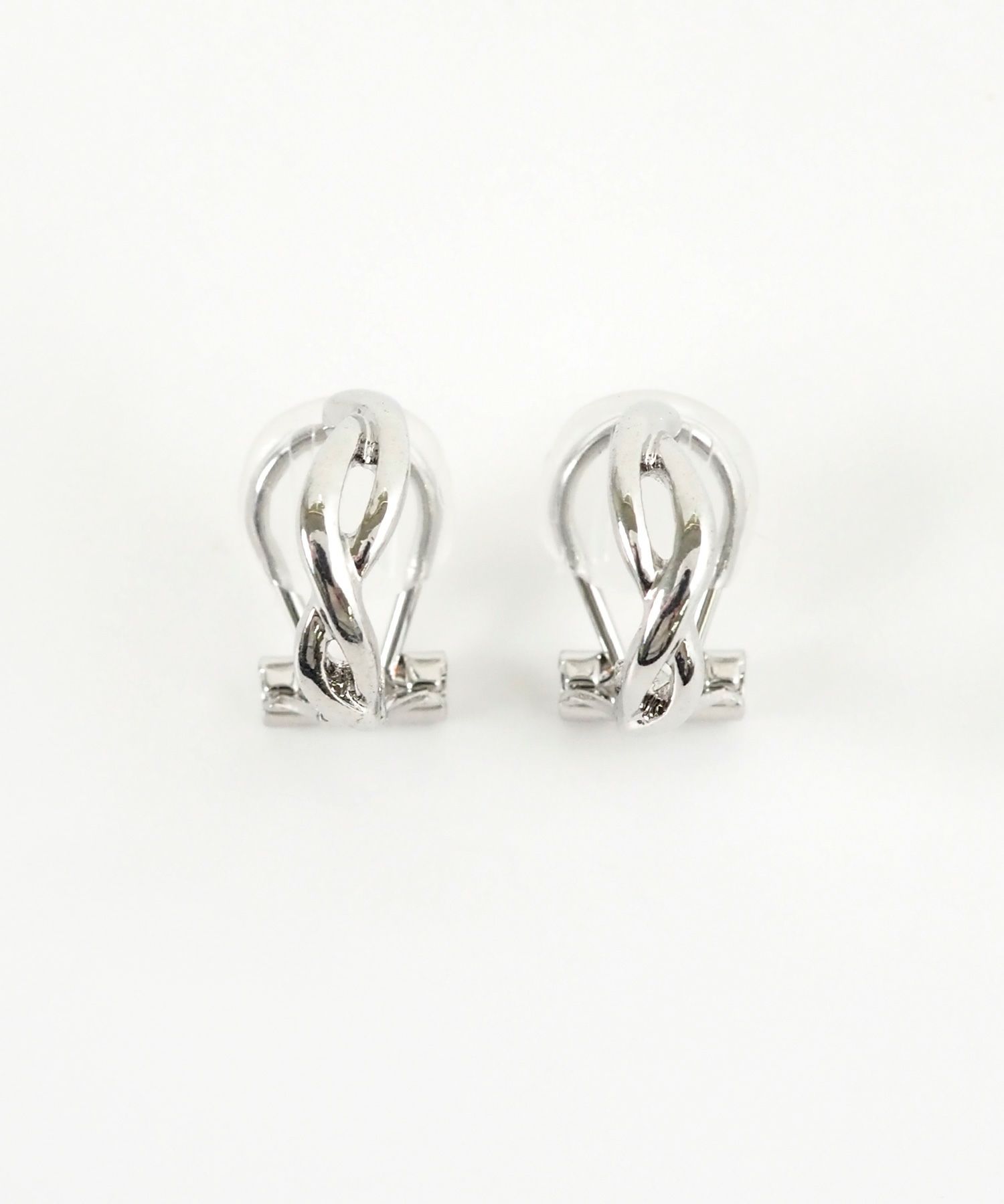 ツイストラインクリップイヤリング