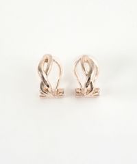 ツイストラインクリップイヤリング