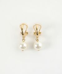 スイングパールクリップイヤリング
